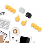 Adhesive Cable Clips Set with Thumbs Up HooksMix