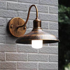 Industrial Wall Sconce with Curved Arm