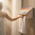 Wall-Mounted Storage Box with Sunset Artwork