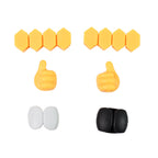 Adhesive Cable Clips Set with Thumbs Up HooksMix