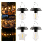 Solar Hanging Lights with Warm LED Filament