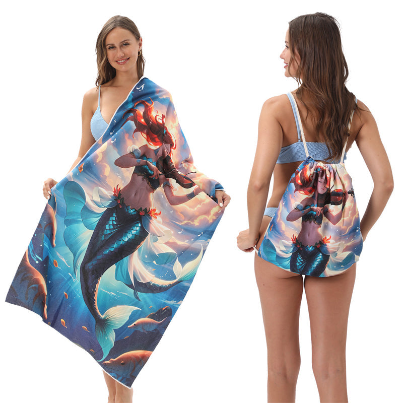 Beach Towel Backpack – 2-in-1 Convertible Design