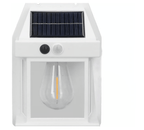 Solar Motion Sensor Wall Light with Edison Bulb Style