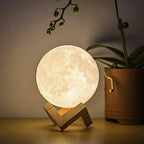 3D Moon Lamp with Touch Control