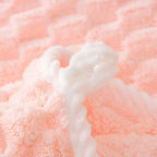 Soft Fleece Towel Set with Hanging Loop