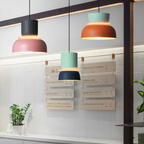 Scandinavian LED Pendant Light – Modern Two-Tone Design