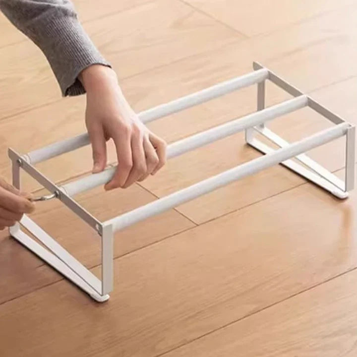 Under-Shelf Storage – Double Your Shelf Space Instantly