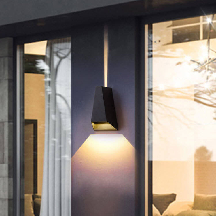 Modern LED Outdoor Wall Sconce with Up Down Light