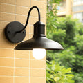 Industrial Wall Sconce with Curved Arm