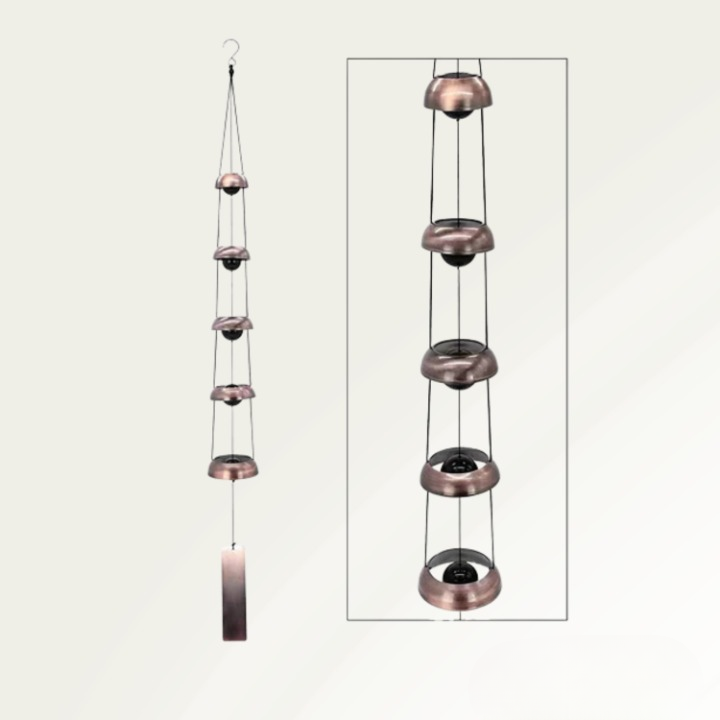 Metal Wind Chimes with Melodic Tones