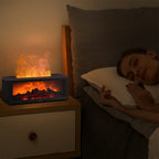 Flame Effect Diffuser with LED Fireplace Ambiance