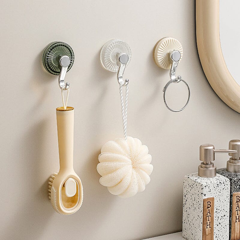 Suction Cup Wall Hooks – No Drill Required