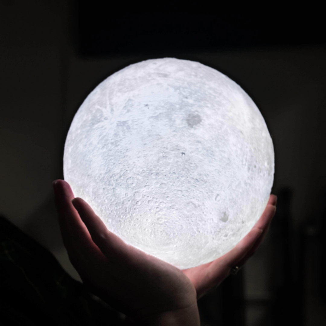 3D Moon Lamp with Touch Control