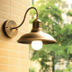 Industrial Wall Sconce with Curved Arm