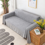 Waterproof Sofa Throw Cover with Jacquard Edge