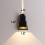 Modern LED Outdoor Wall Sconce with Up Down Light