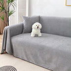 Waterproof Sofa Throw Cover with Jacquard Edge