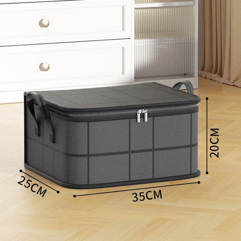 Foldable Storage Bags with Reinforced Handles - Set of 2 S: 13.8 × 9.8 × 7.9 in