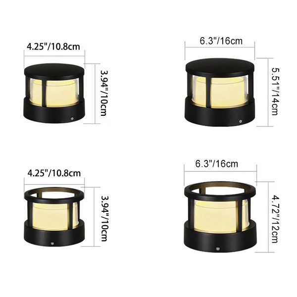 Waterproof LED Landscape Light - Aluminum Square Design