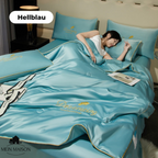 Cooling Summer Blanket with Ice Silk – Lightweight & Breathable