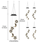 Solar Hanging Light with Celestial Design