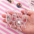 Clear Candy-Shaped Jewelry Storage Boxes - Set of 10