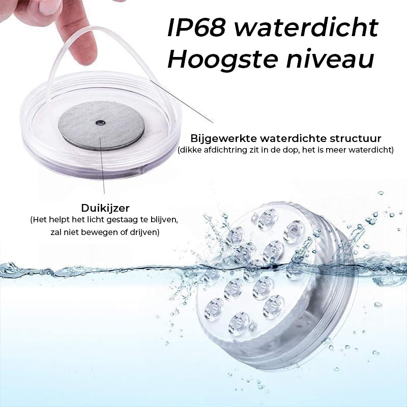 Submersible LED Pool Lights with Remote Control
