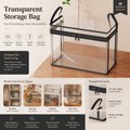 Transparent Storage Bag with Reinforced Edges