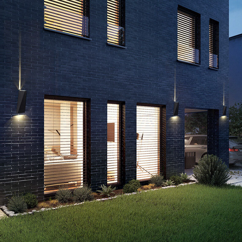 Waterproof LED Wall Light with Dual Beams
