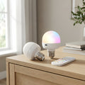 Rechargeable RGB LED Bulb with Remote - No Wiring Required