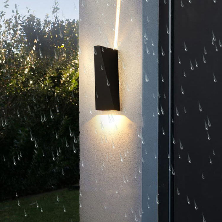 Waterproof LED Wall Light with Dual Beams