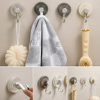 Suction Cup Wall Hooks – No Drill Required