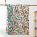 Floral Reversible Bath Towel with Colorful Print