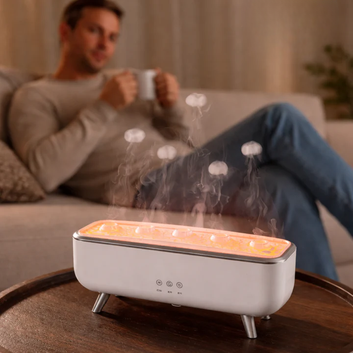 Jellyfish Mist Aroma Diffuser with LED Light & Remote