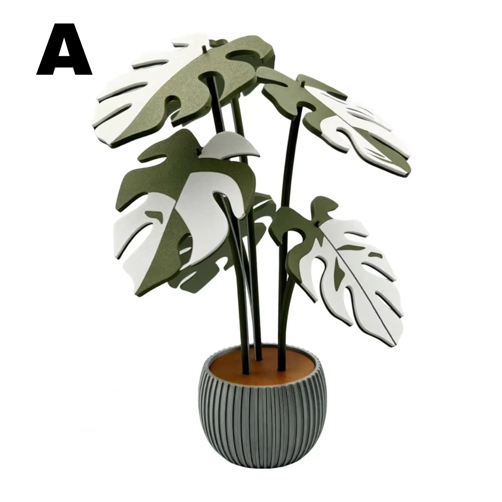 Monstera Plant Coaster - Functional Decor & Table Protection