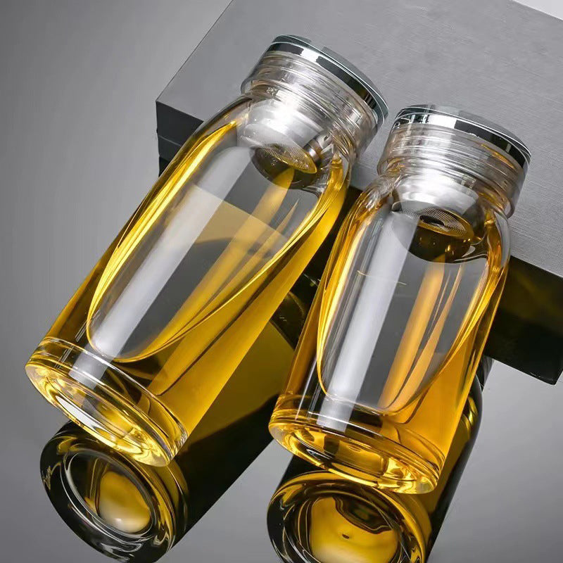 Borosilicate Glass Mug with Double Wall Insulation