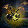Solar Bee Light - Hanging Garden Decoration Yellow