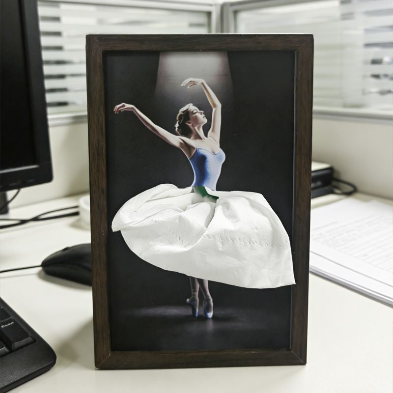 Ballet Dancer Tissue Box Holder