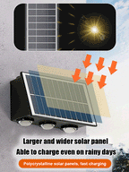Solar Wall Light with Motion Sensor – Automatic Outdoor Lighting