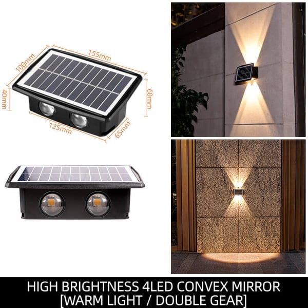 Solar Wall Light with Motion Sensor – Automatic Outdoor Lighting