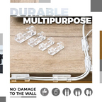 Cable Organizer Clips with Adhesive Backing