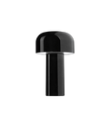 Modern Mushroom Table Lamp with Bell-Shaped Shade Black