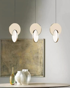 Geometric Pendant Light with Overlapping Circles