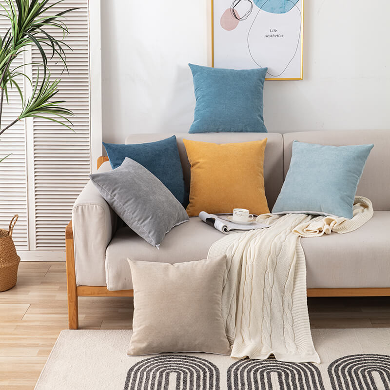 Waterproof Sofa Throw Cover with Jacquard Edge