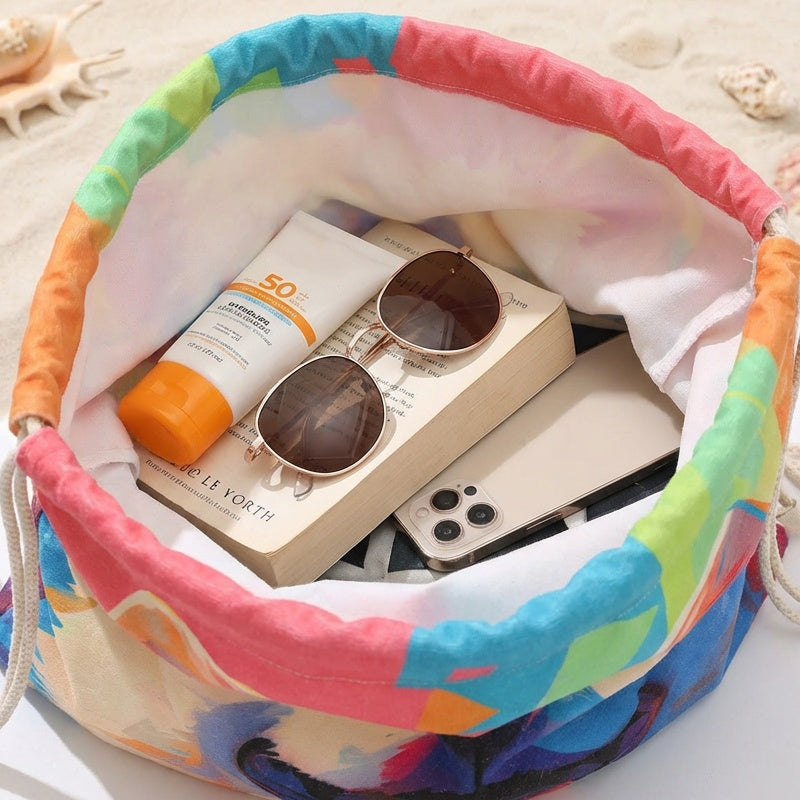 Beach Towel Backpack – 2-in-1 Convertible Design