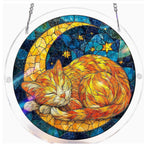 Acrylic Window Catcher with Stained Glass Design