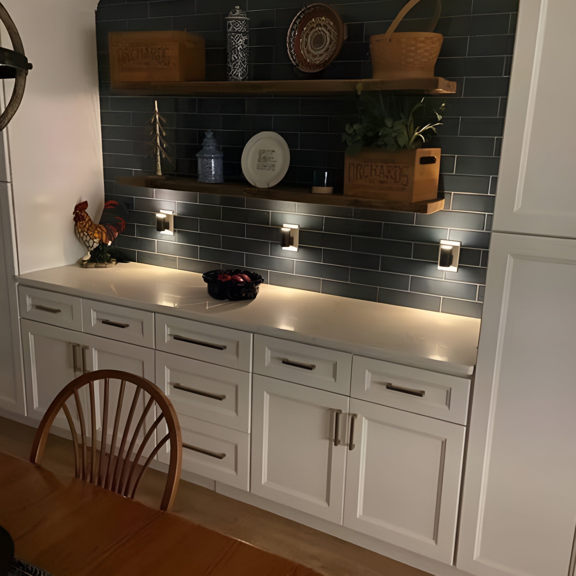Dimmable LED Night Light to Plug In with Rotary Controller – Warm White Light