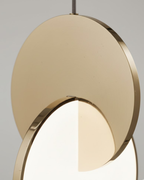 Geometric Pendant Light with Overlapping Circles