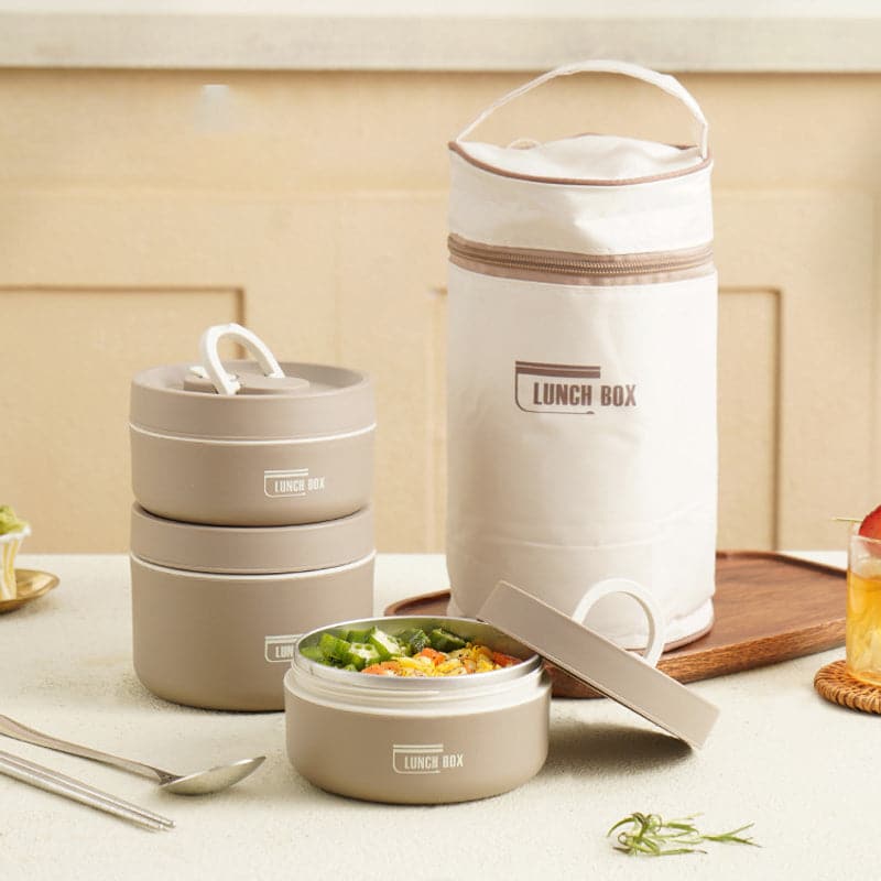Insulated Lunch Box Set with Vacuum Seal