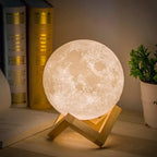 3D Moon Lamp with Touch Control
